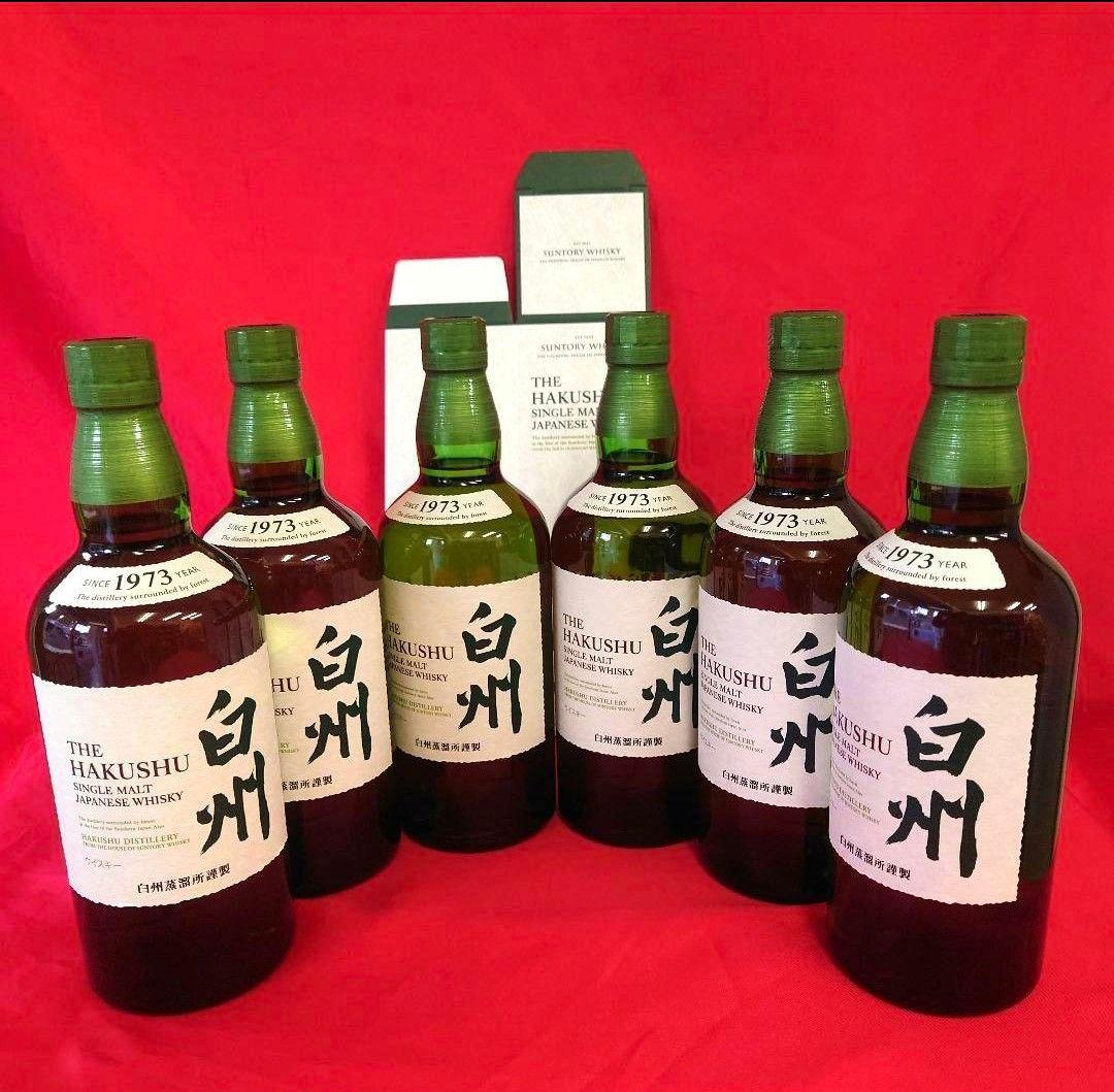 サントリー白州700ミリが6本です