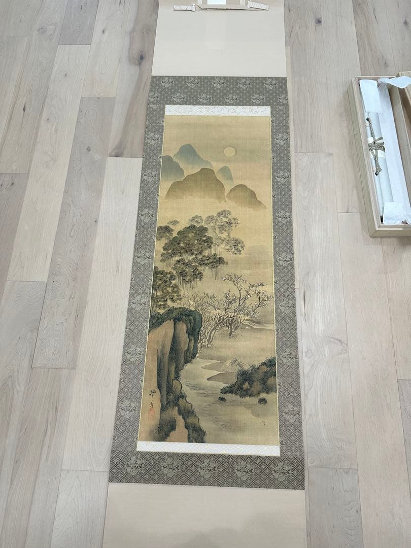 松竹梅鶴亀双幅