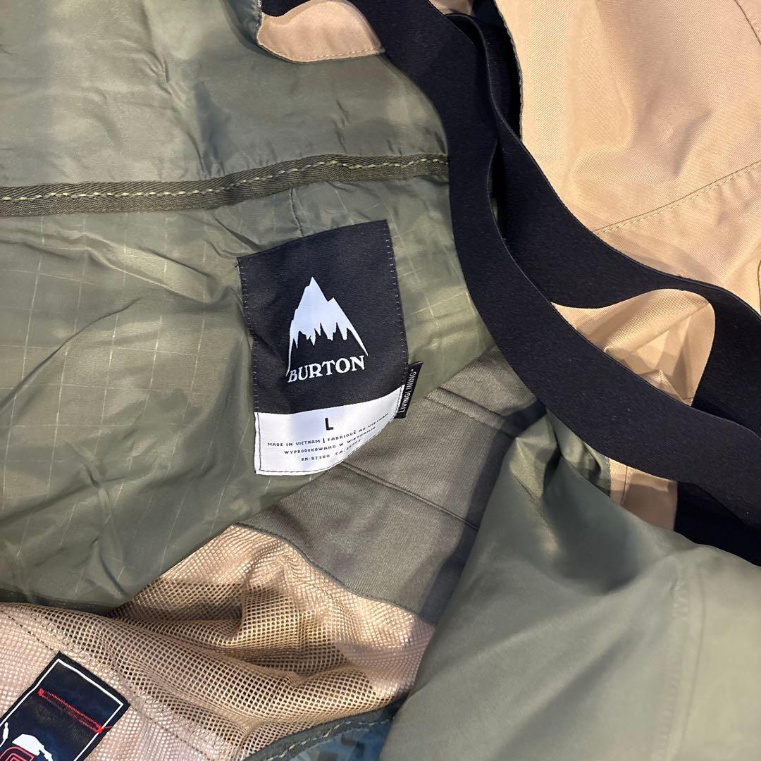 BURTON ベージュオーバーオール・ビブパンツ