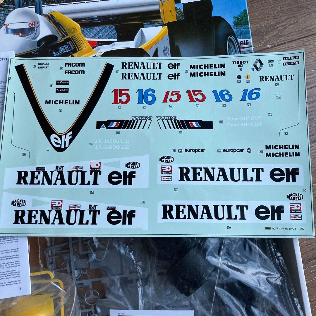 Heller 1/12 RENAULT ルノー F1 RE20/23 1980