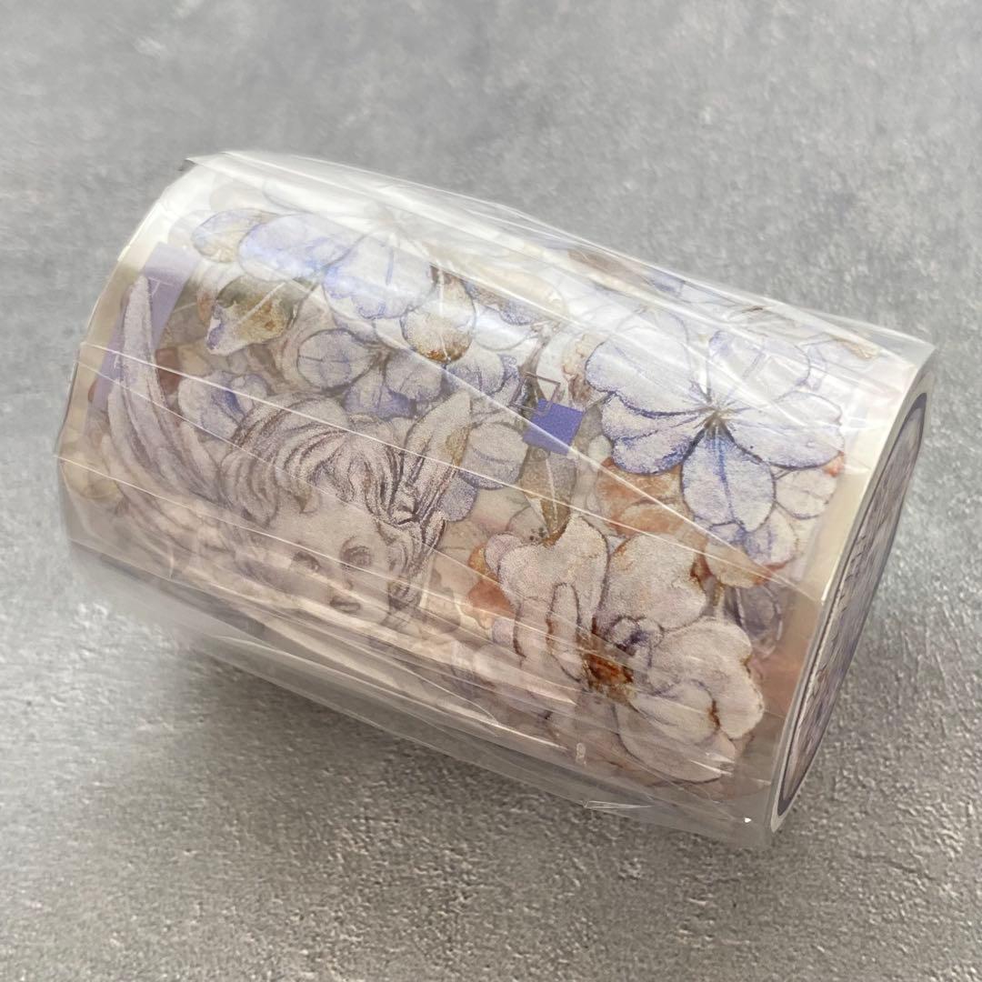 ⭐️SALE⭐️小白家文创《蓝雪花》海外マスキングテープ　マステ 【1482】