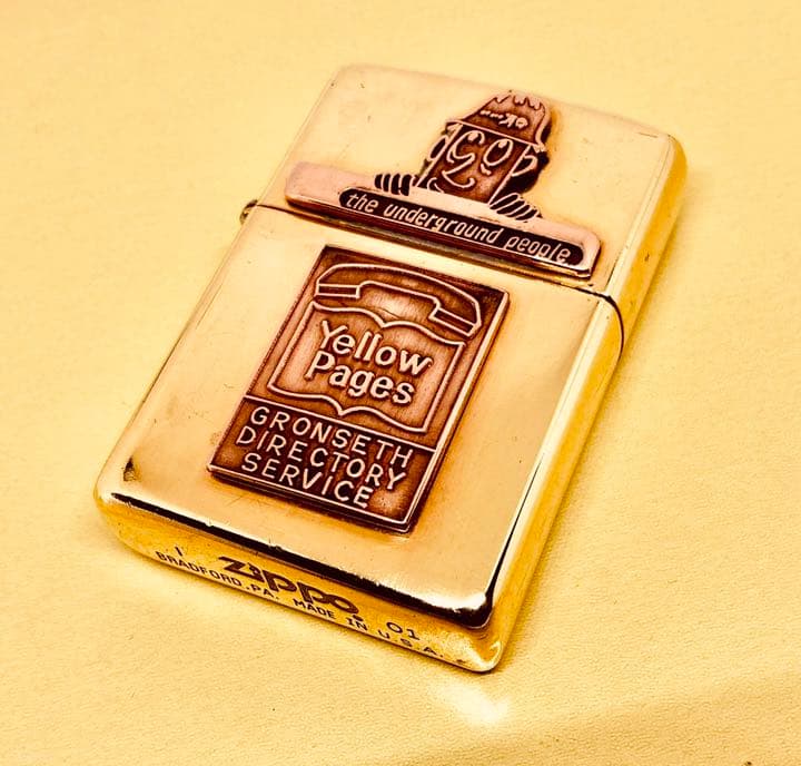 LA購入＊イエローページ＊アングラ＊純銅メタル＊真鍮ソリッドブラス