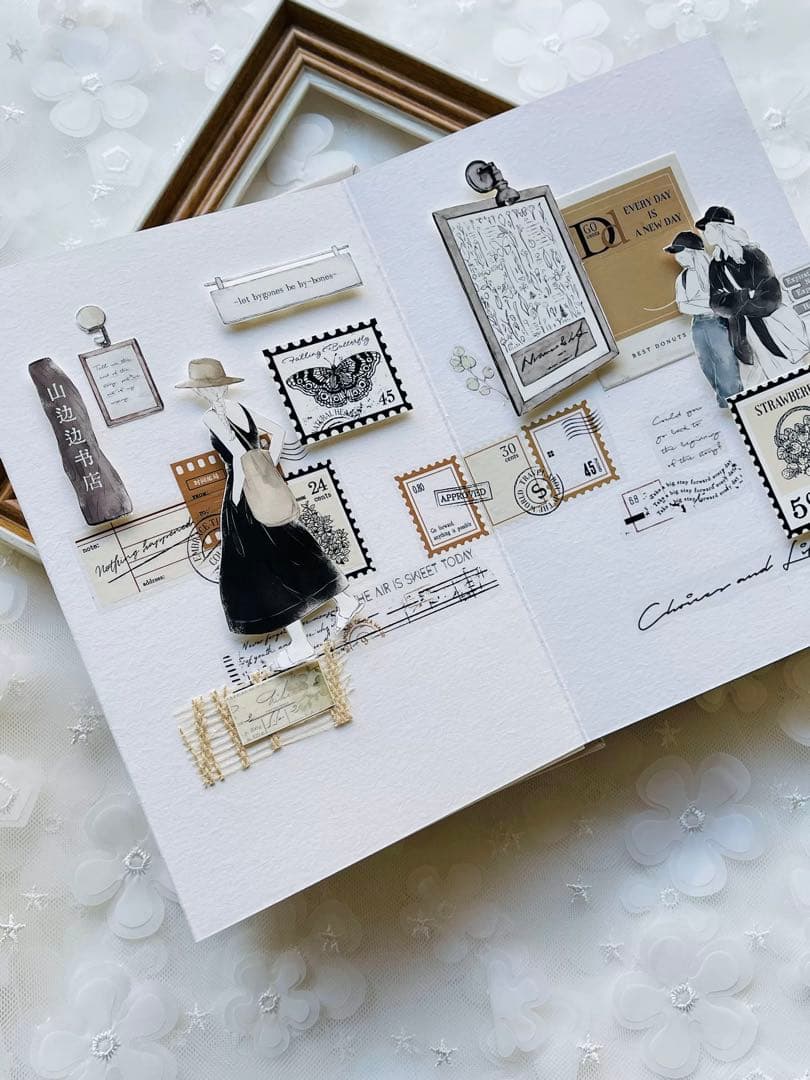 小白家文創《瞻望》海外マスキングテープ　マステ 【2035】