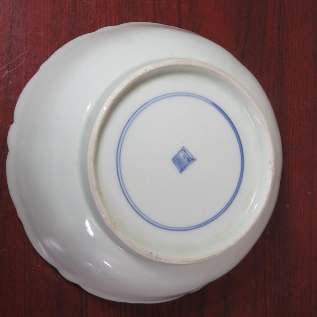 染付皿 2枚 ペア 明治 大正 最上手 最高級 古伊万里 九谷