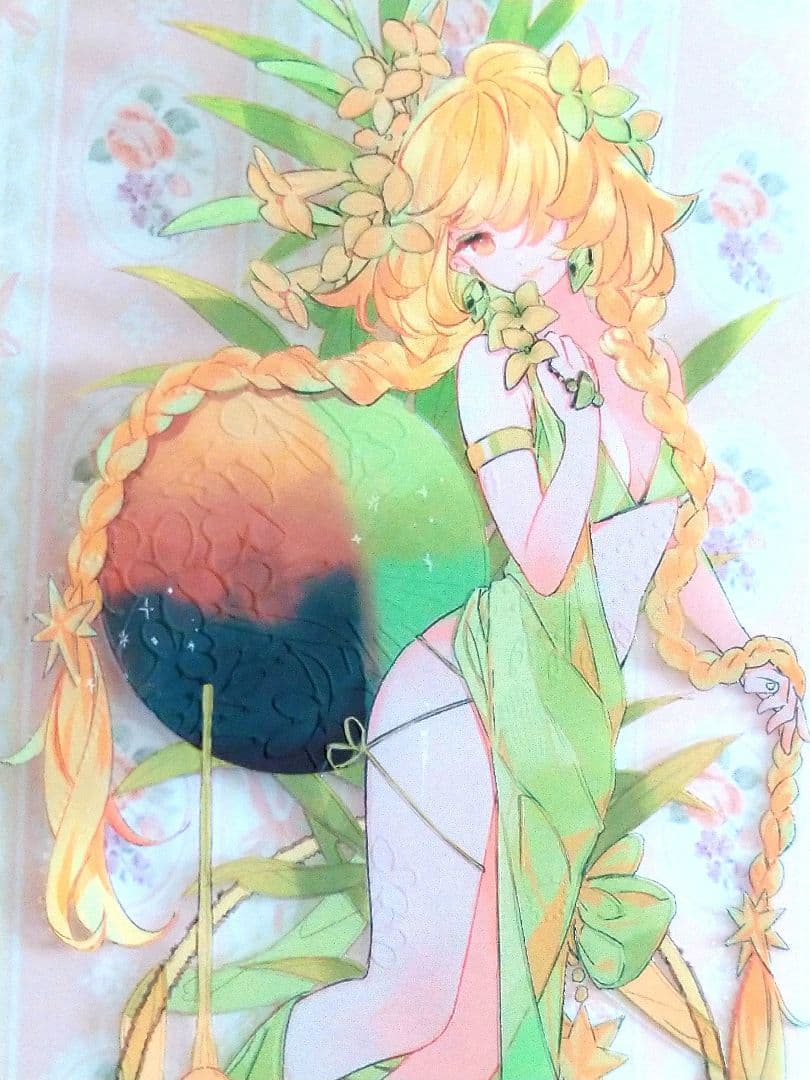 J741辉夜姬(水晶)喵啪叽切り売り海外人物マステ女の子