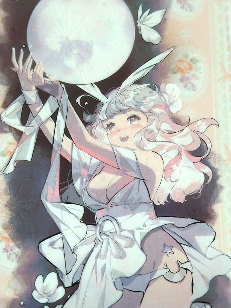 J741辉夜姬(水晶)喵啪叽切り売り海外人物マステ女の子