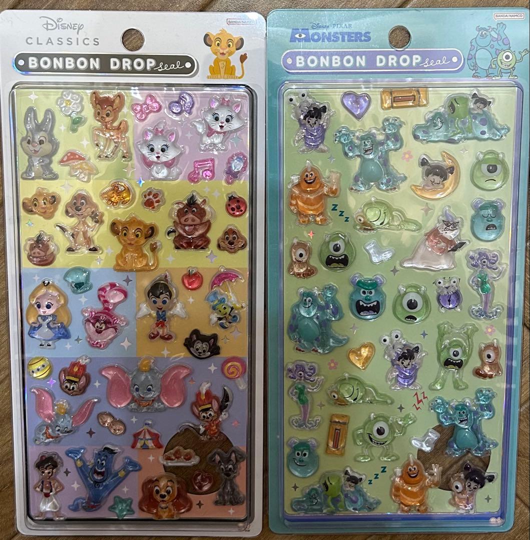 ボンボンドロップシール　正規品　サンリオ８枚+ディズニー6枚セット