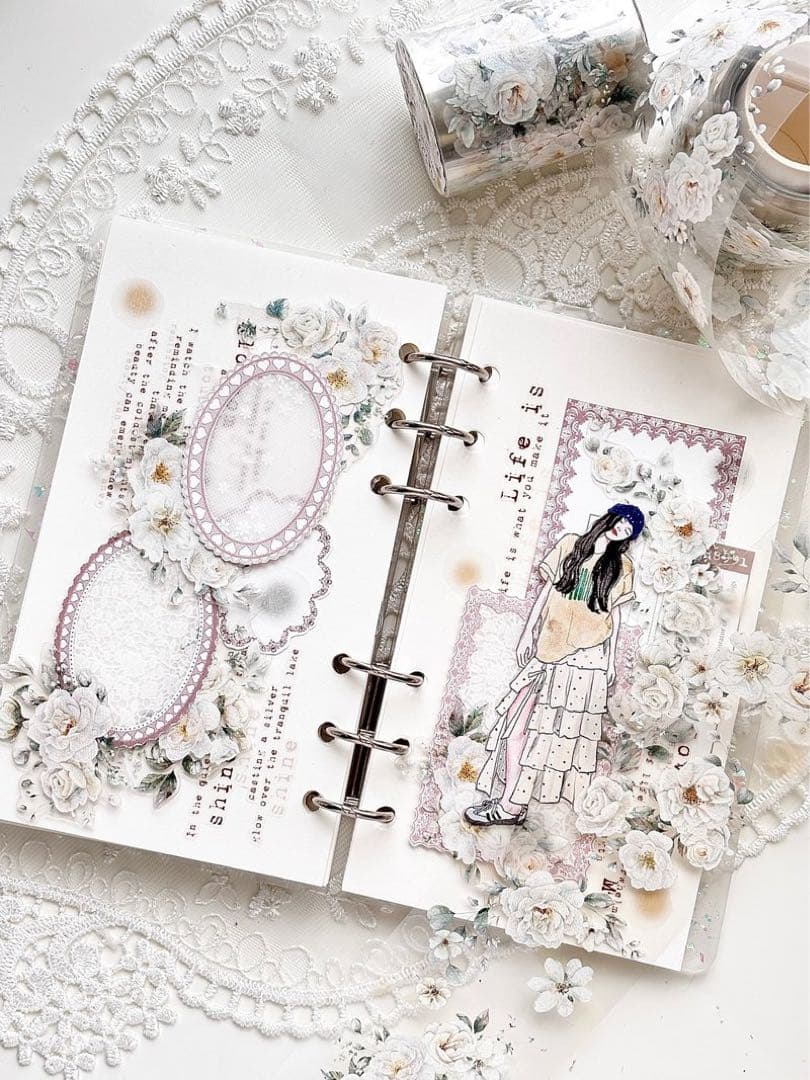 コラージュ素材　紙もの　素材紙　【2483】