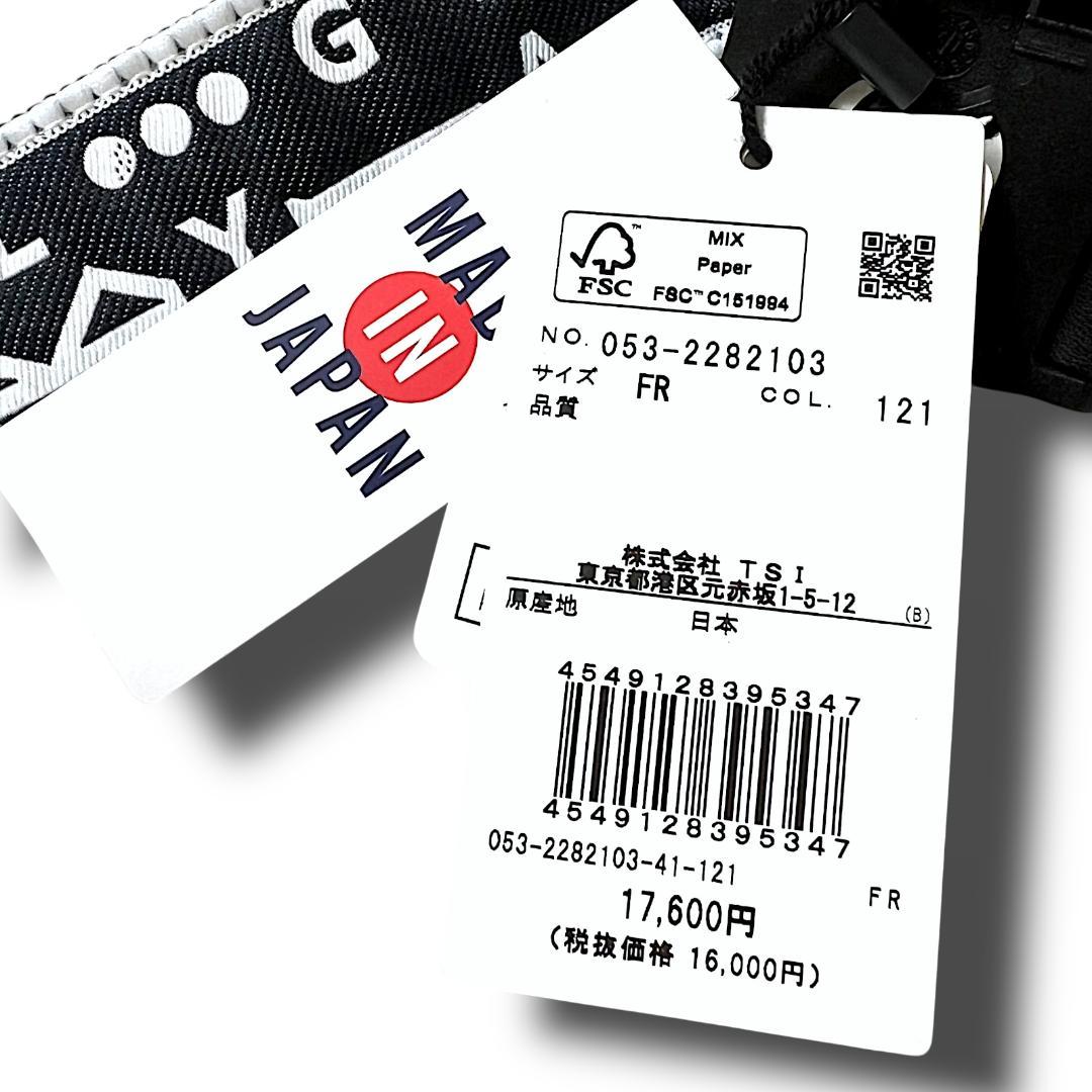 121 パーリーゲイツ 日本製 ナバホ柄 ワンタッチバックル テープベルト