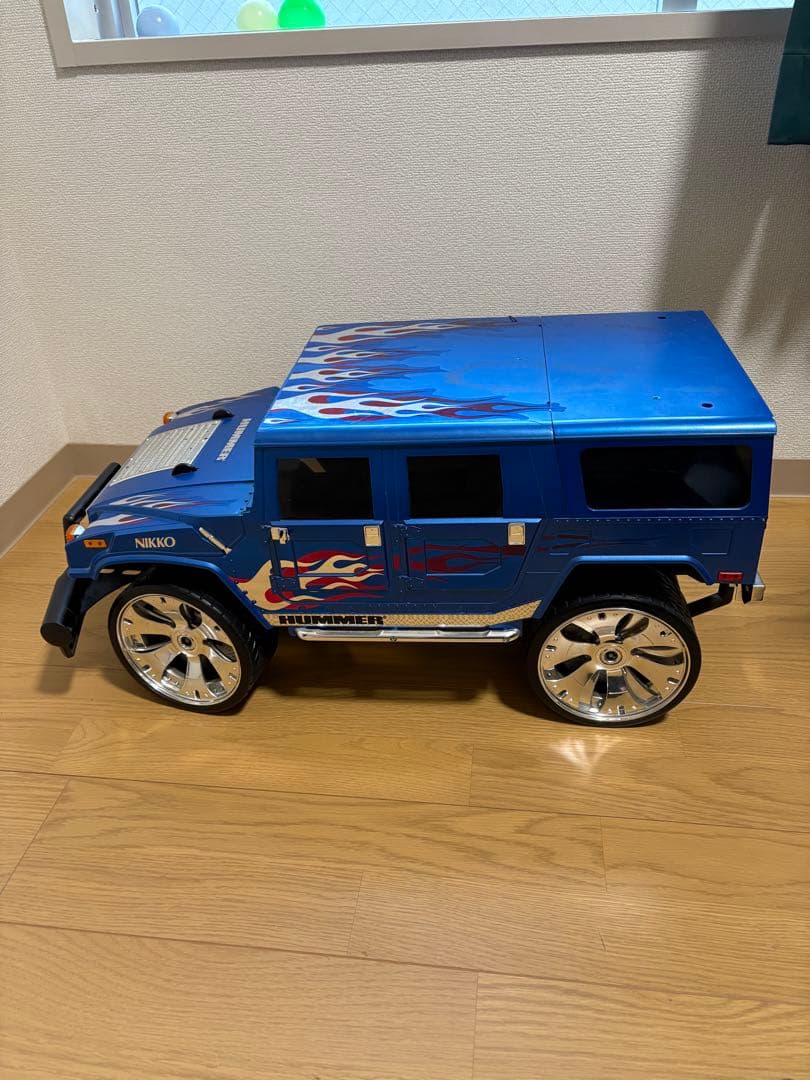 NIKKO HUMMER ラジコン 青　バッテリーリモコンなし
