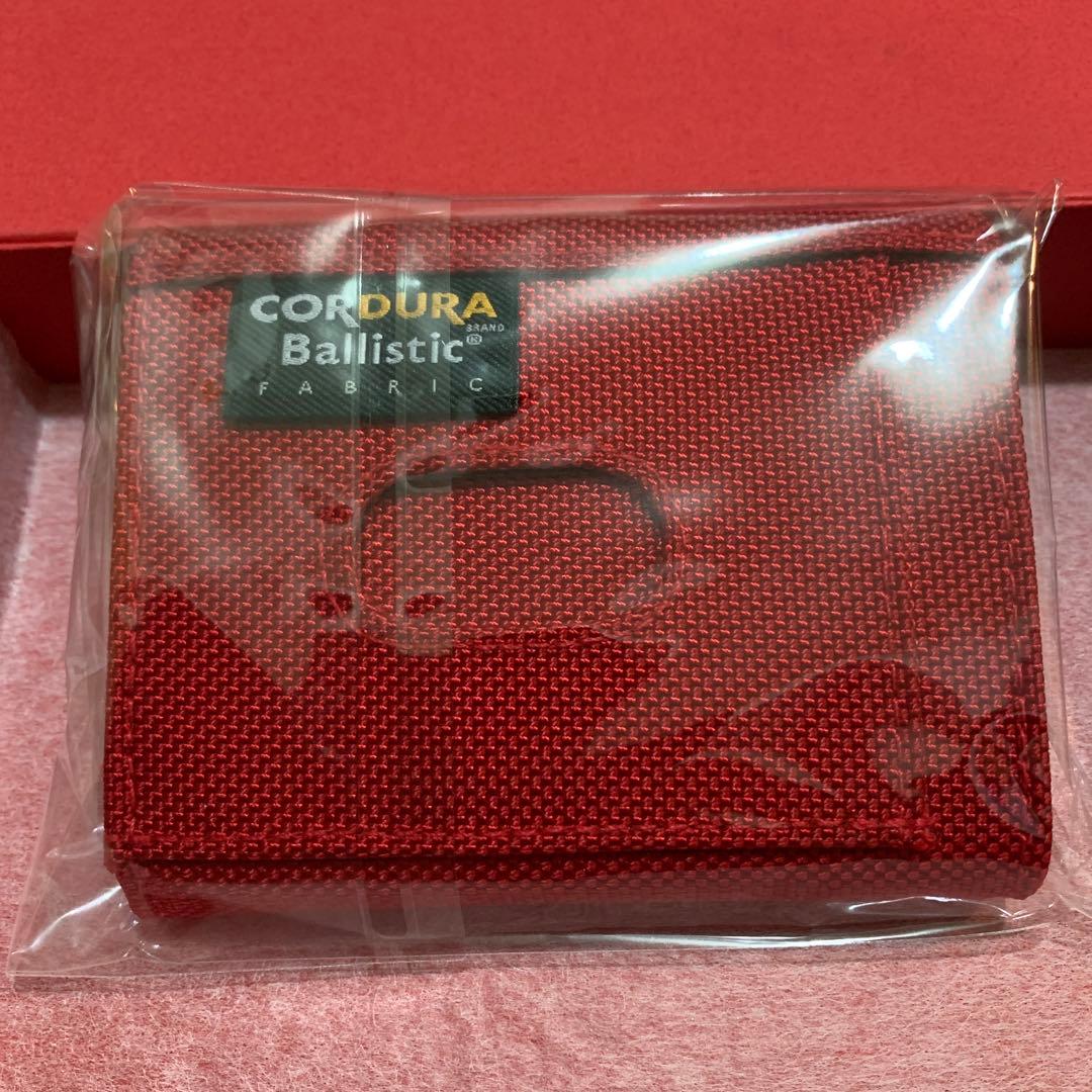 【 Knicksニックス 】バリスティック赤（財布、キーホルダー、名刺入）３点‼️