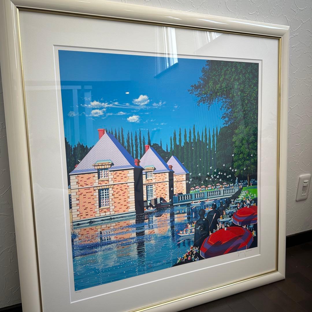 ヒロヤマガタ 『ウォーターキャッスル』 シルクスクリーン