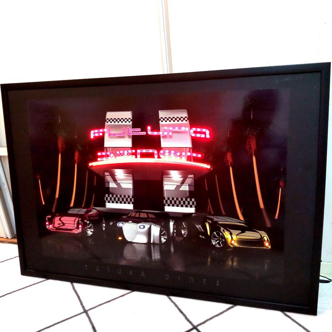 アメリカ雑貨 FUTURA DINER ダイナーLEDネオンピクチャー