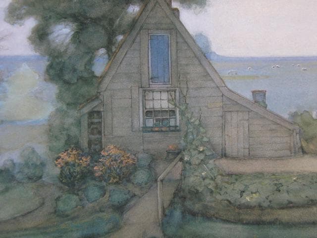 ピート・モンドリアン、『アプカウドの小屋』、希少な画集より