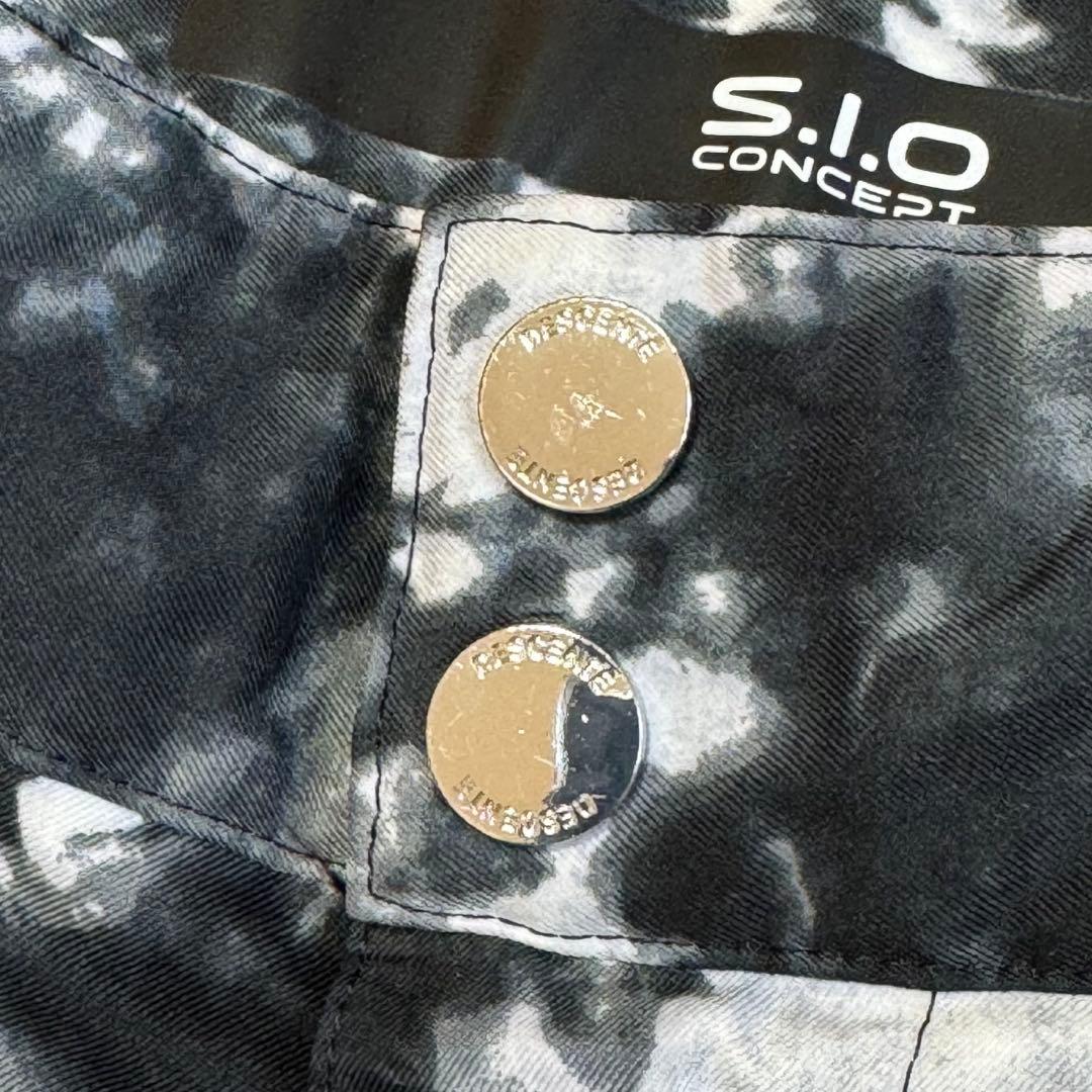 デサント S.I.O スノーパンツ L 迷彩 スキー スノボ　モノトーン