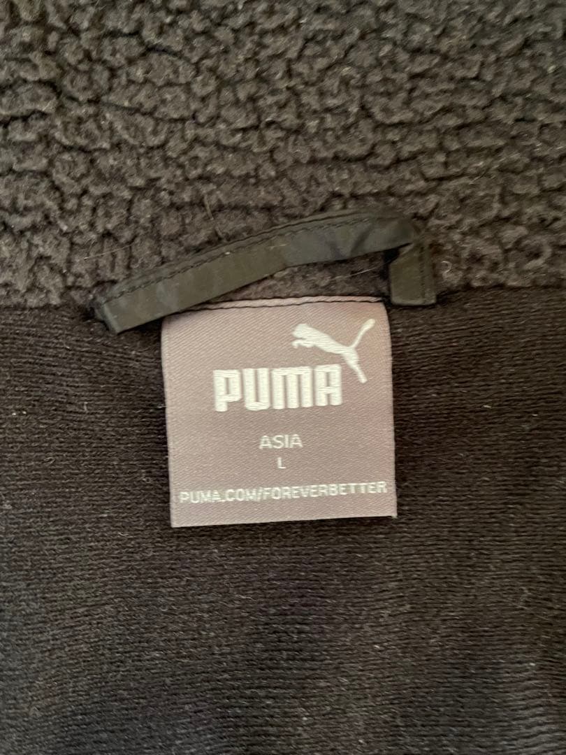 プーマ PUMA 冬 裏起毛 あったか トレーニングウエア ジャージ上下セットL