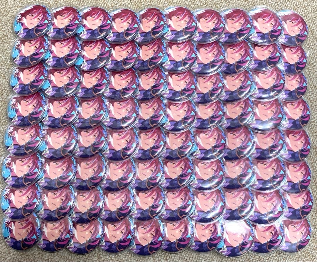 逆先夏目　缶バッジ　イベコレ　あんスタ　夏目　2022 痛バ