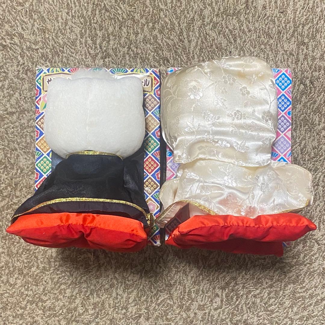 和風結婚式ドール ディアダニエル ハローキティ ぬいぐるみ 2個セット