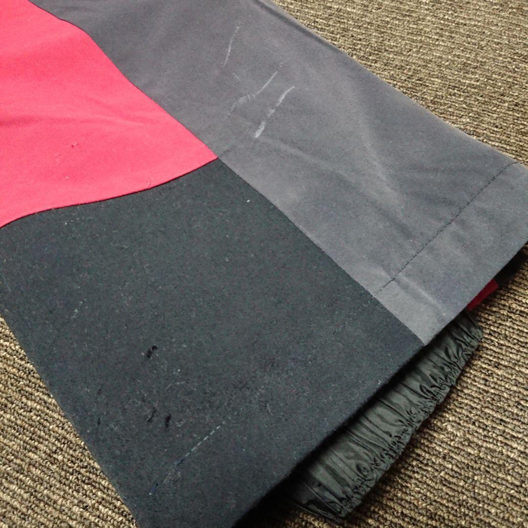 送料無料【DESCENTE】最高峰S.I.O レッドスキーウェア上下ビブ M/M