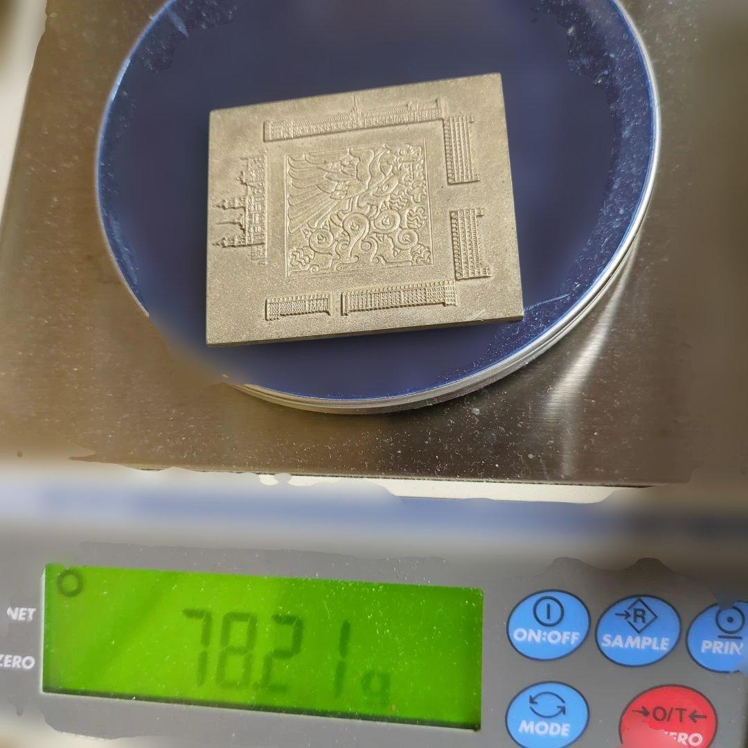 メキシコオリンピック1968 メダル 銀板　925 約78グラム　銀製品　箱付き