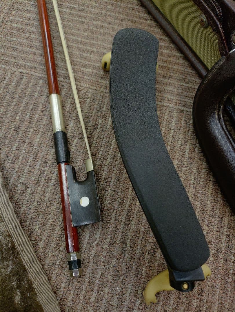 GEWA 3/4バイオリン本体＋スズキ弓＋軽量ケース＋KUN肩当セット