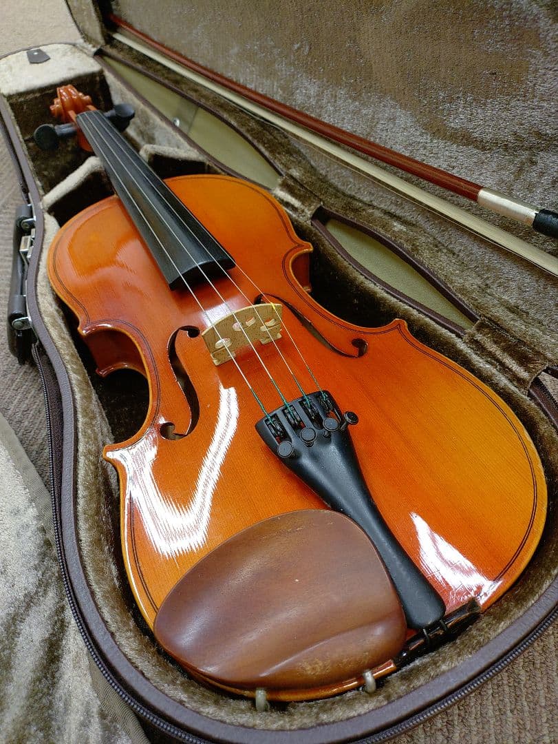 GEWA 3/4バイオリン本体＋スズキ弓＋軽量ケース＋KUN肩当セット