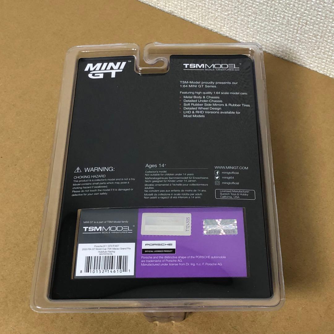 MINI GT ミニGT 793　PORSCHE 911 GT3 R　#27