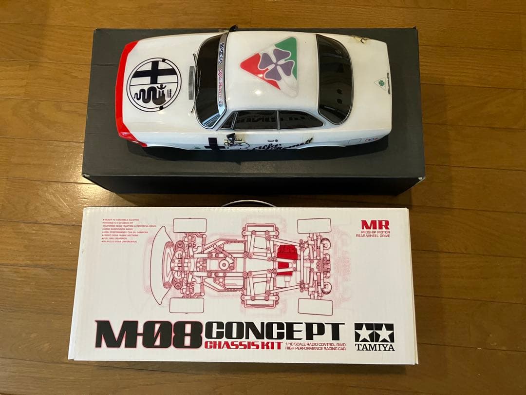 タミヤ　Ｍ08コンセプト　メカその他パーツ付き