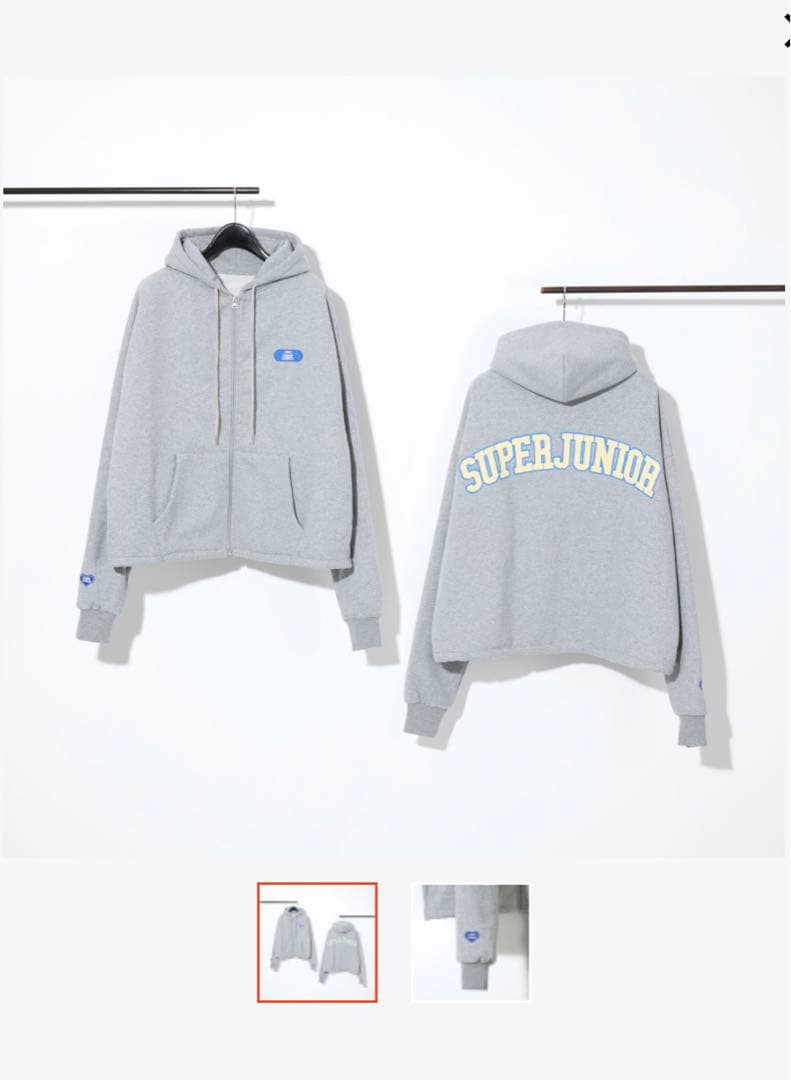 ⭐︎新品⭐︎SUPERJUNIORスパショ10 ジップアップパーカーMサイズ
