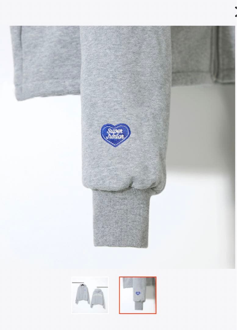 ⭐︎新品⭐︎SUPERJUNIORスパショ10 ジップアップパーカーMサイズ