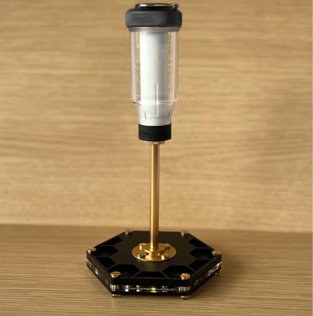 アサガラワークス　LEDランタンスタンド　マッドブラック　新品未使用