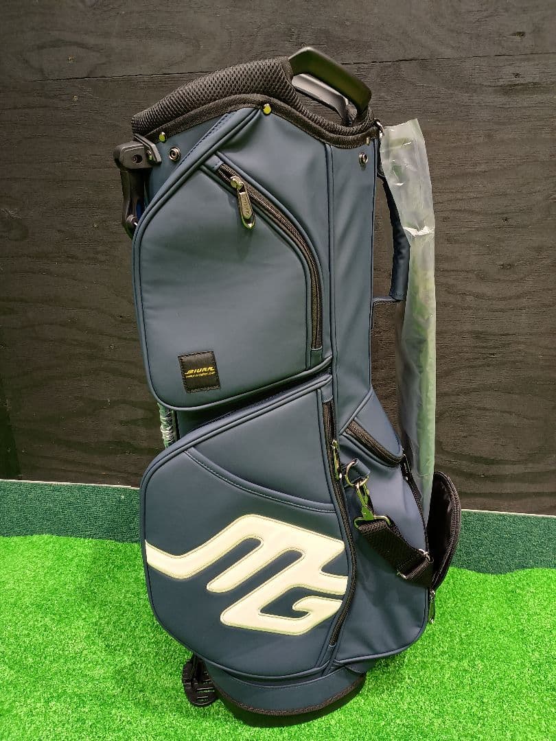 ハルキャベツ 未使用品 三浦技研 9型 鉄紺 スタンドバッグ カバー付き