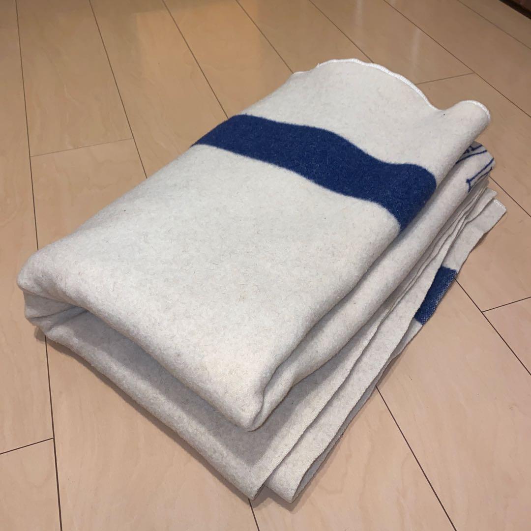 40s-50s US NAVY ウールブランケット