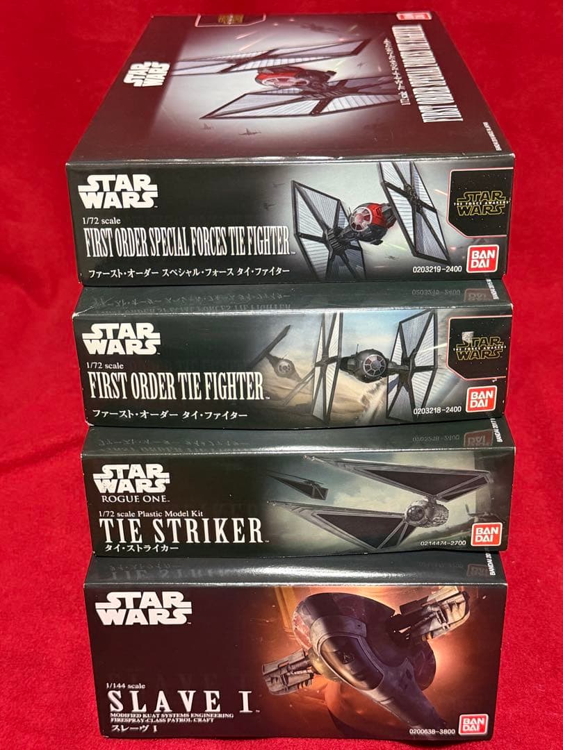 バンダイ スターウォーズ プラモデル 4点セット