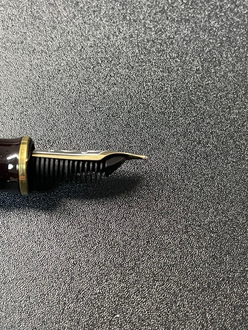 Pelikan 万年筆 M400 トータスシェルブラウン　茶縞　細字　F