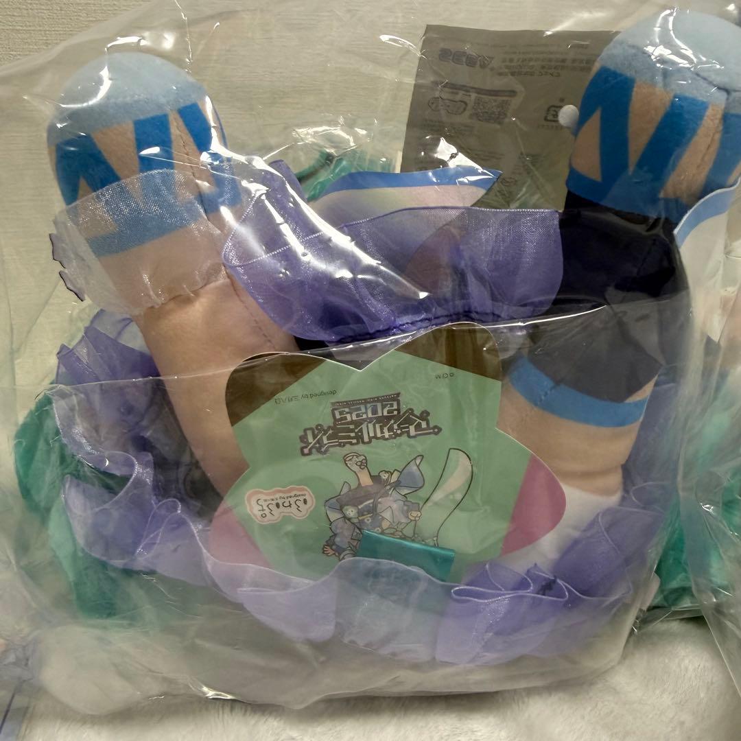 初音ミク　マジカルミライ　2025　ふわぷち　ぬいぐるみ L　特典カード付き