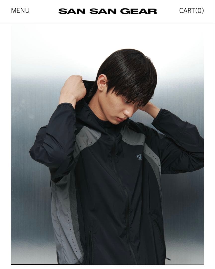 ウォーキング・ランニングウェア SAN SAN GEAR Running Jacket black 24FW