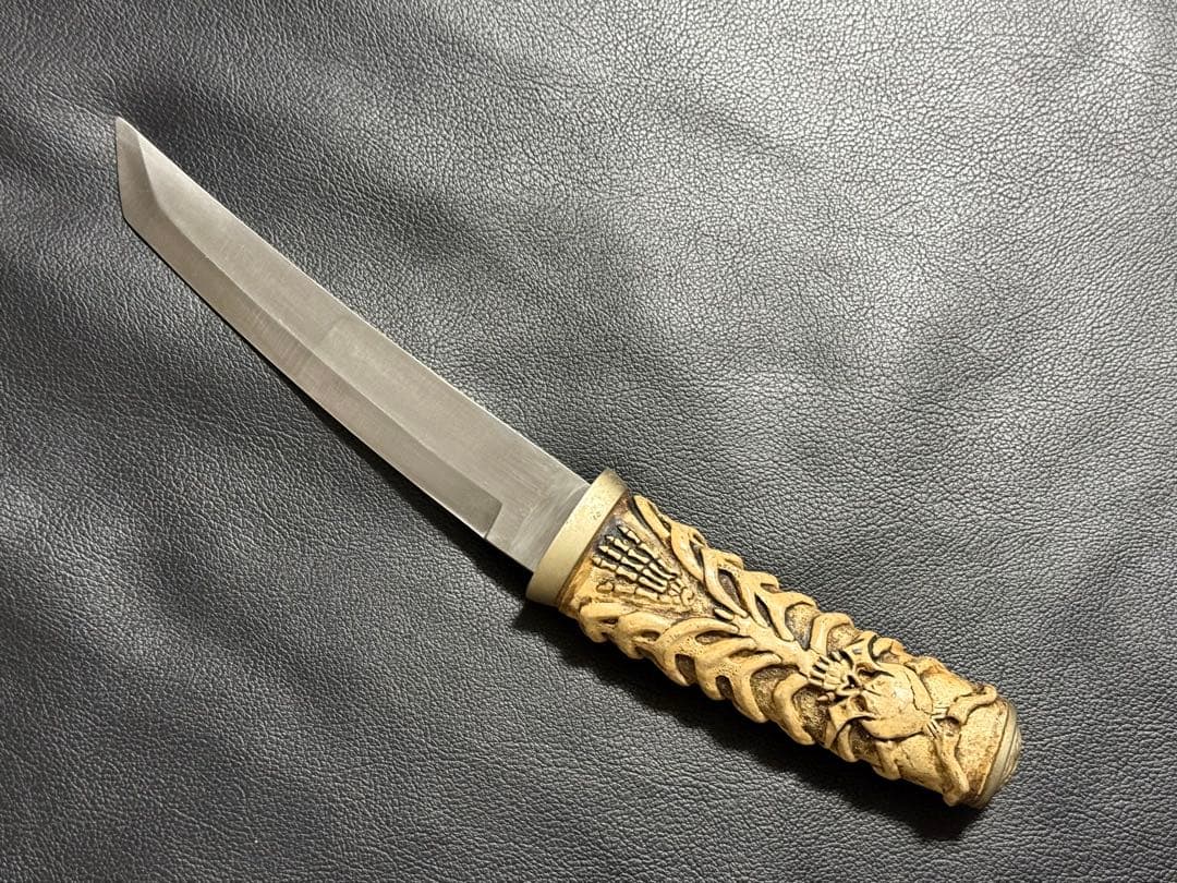 刀　かたな　剣　ナイフ　短刀　髑髏　スカル　手首受け　模造刀　模擬刀　インテリア