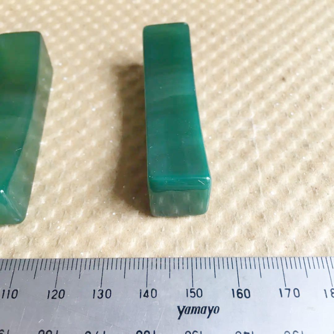 0922 高級 箸置き 5客セット 石 水晶 翡翠 カラーストーン パワー