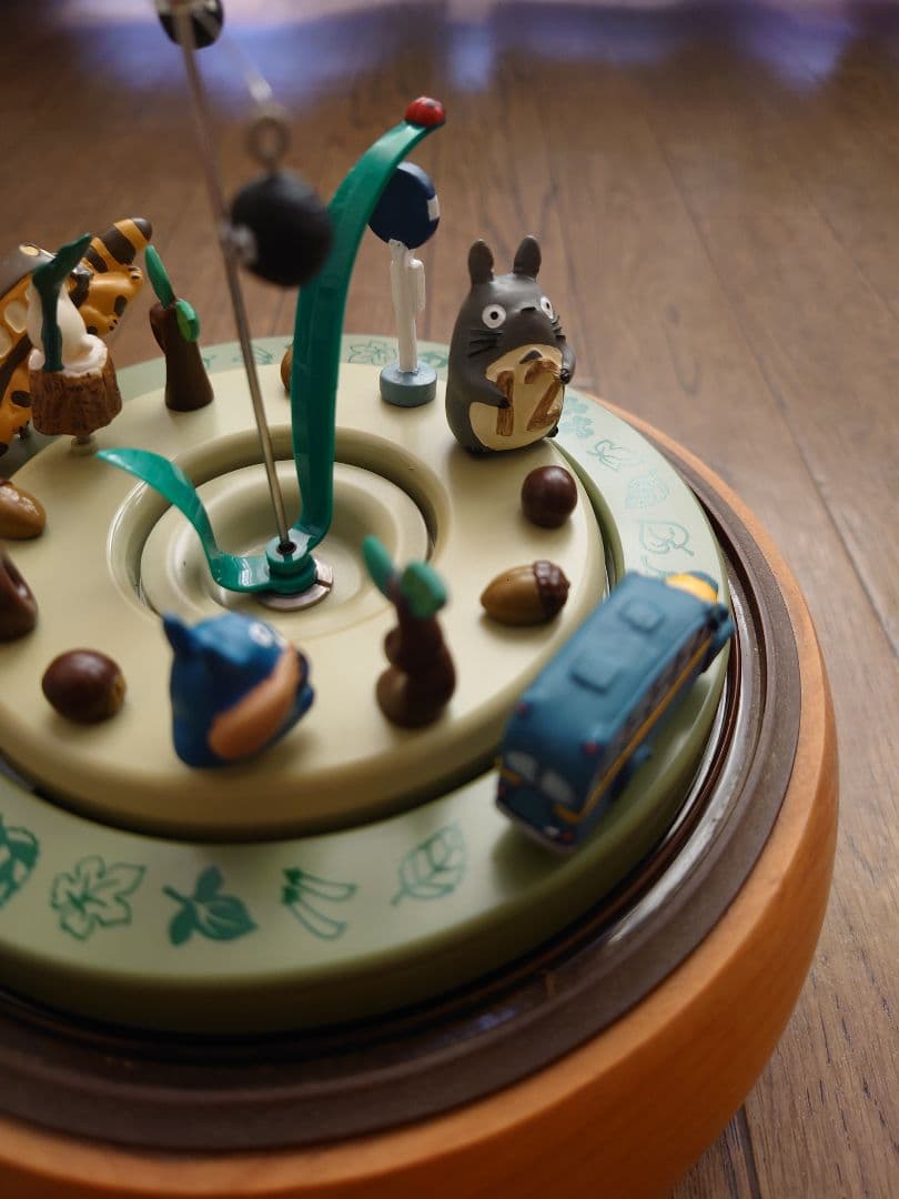 【希少品】となりのトトロ からくり時計 どんぐりドーム オルゴール