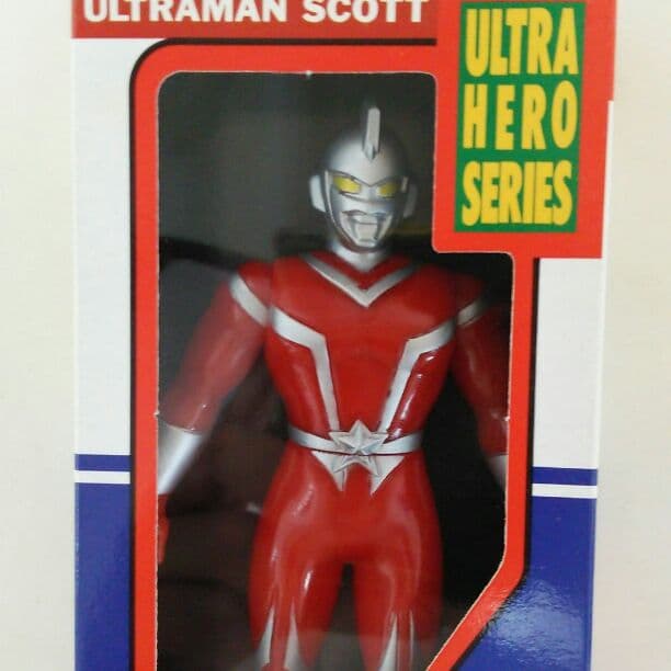 「ウルトラマンＵＳＡ」ソフビ人形・ウルトラマンスコット（新品・１９８９年）