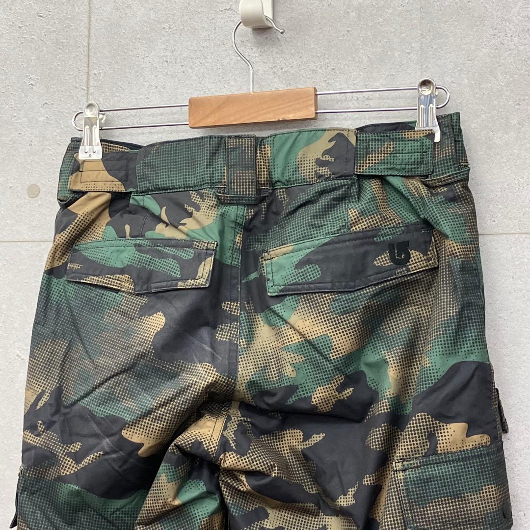 BURTON スノーボードパンツ 迷彩 カモフラ レディース L マルチカラー