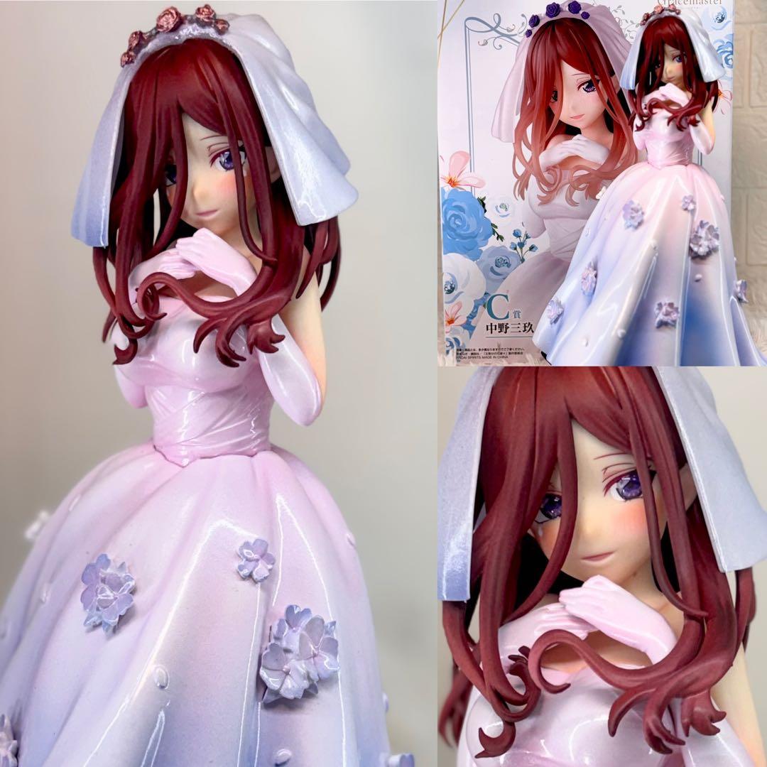 シ*バ様 五等分の花嫁　中野三玖 リペイント　1/7スケールフィギュア