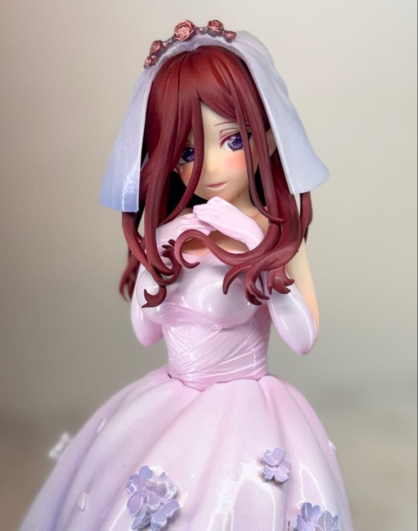 シ*バ様 五等分の花嫁　中野三玖 リペイント　1/7スケールフィギュア