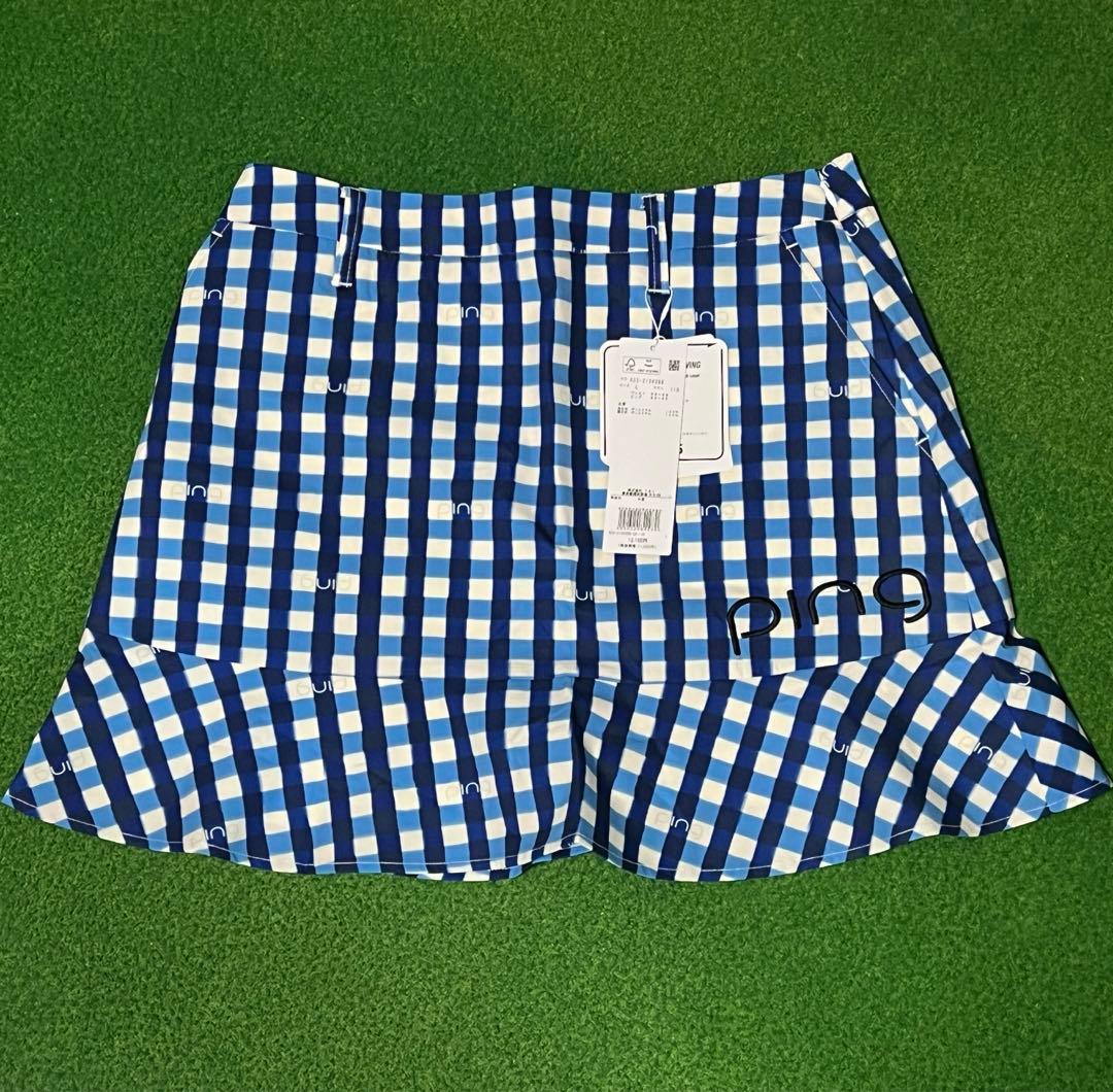 ★連休セール★セットアップ/スカートL、ポロシャツMサイズ/新品/PING