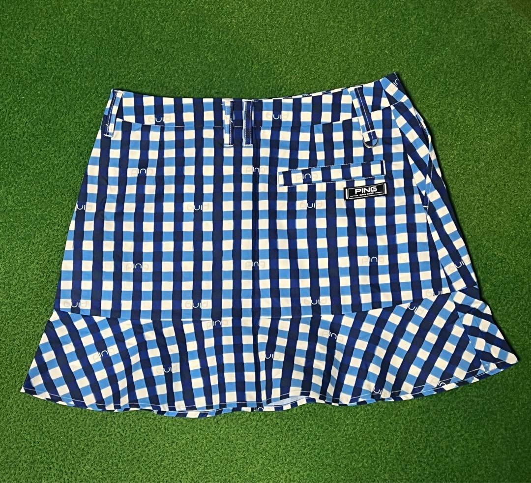 ★連休セール★セットアップ/スカートL、ポロシャツMサイズ/新品/PING