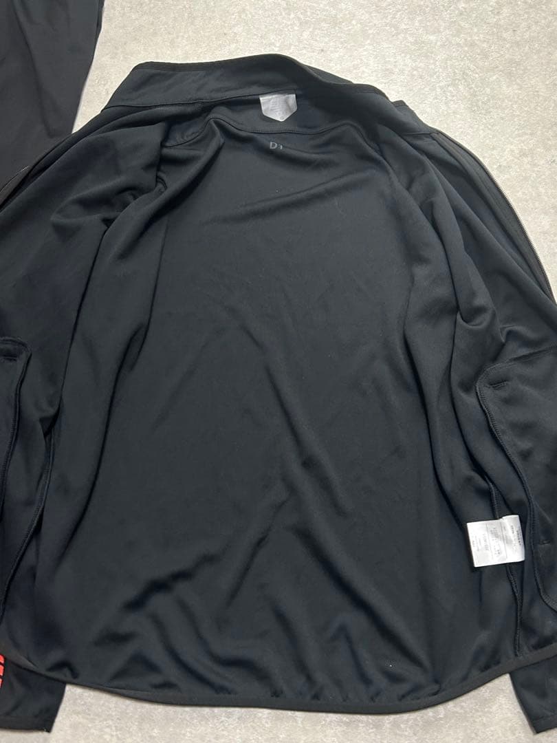 セットアップ アシックス トレーニングジャージ ジャケット L 黒 D1