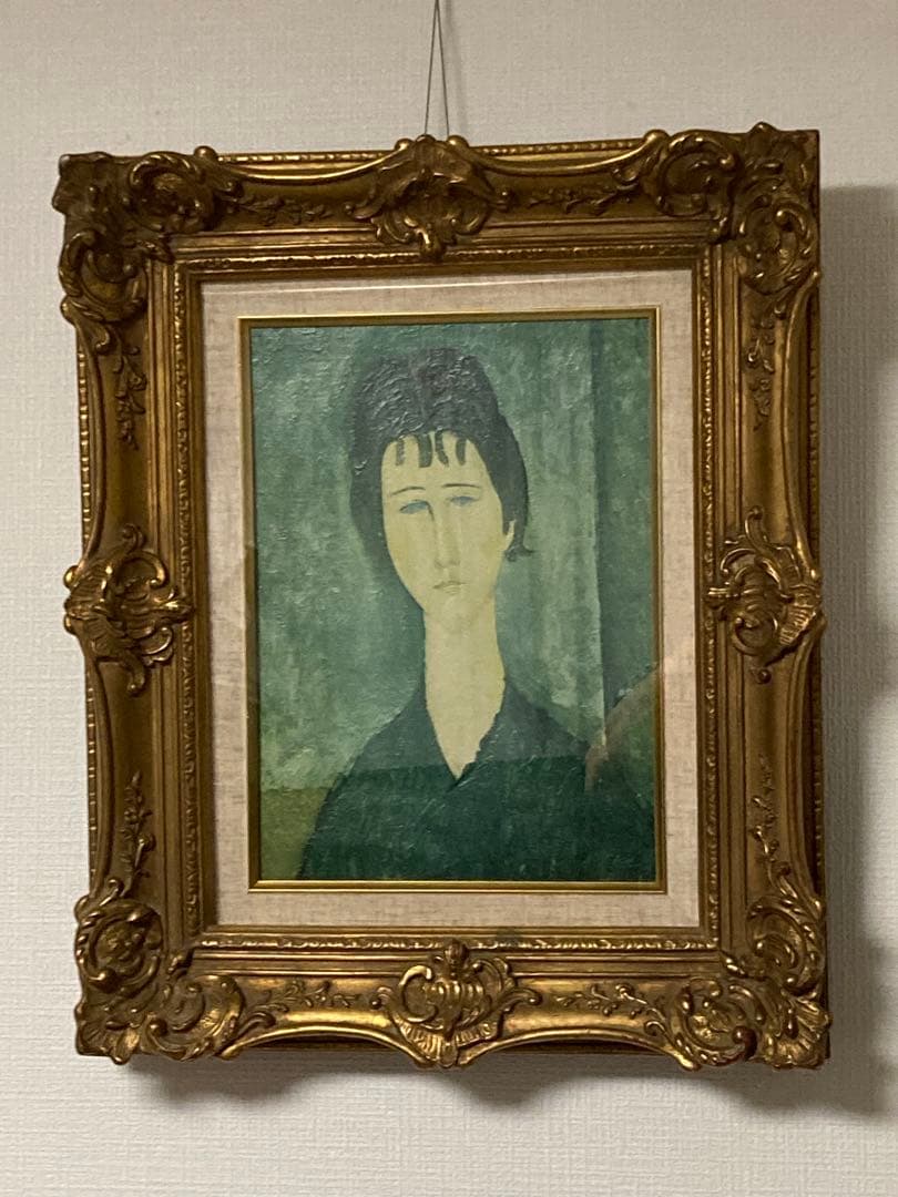 ◆モディニアーニ『 婦人像 』 ◆世界が認める/ PAT承認/ 名画 ◆油彩画