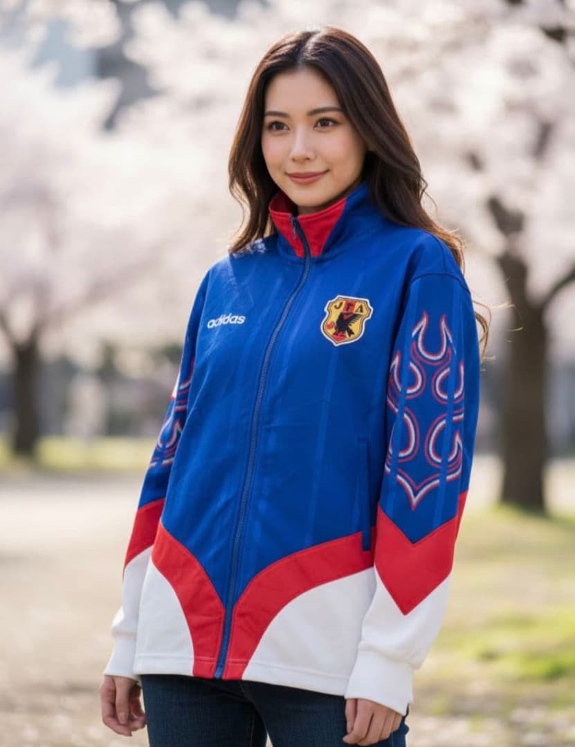 超激レア　1998 サッカー日本代表　炎　トラックジャケット　デッドストック