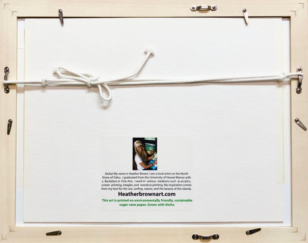 大人気作家 ヘザーブラウン(HEATHER BROWN) 絵画 サーフィン #2